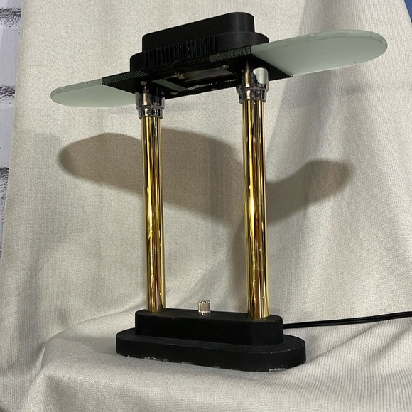BANKERS DESK LAMP BY ROBERT SONNEMAN FOR GEORGE KOVACS 1980’s - Picture 3 of 14